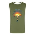 thumbnail image 4 of Byworldtasic Men's Sleeveless Tank Mens Casual Summer Beach Vacation Hawaiian Graphic Tank Tops Muscle Gym Palm Tree Sleeveless Tee Shirts, 4 of 5