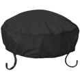 thumbnail image 1 of FFIY Housse de Foyer Ronde Imperméable Robuste, Protection Complète pour Patio Extérieur, Protection Toutes Saisons - Noir, 1 of 7