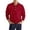 Red, variant on Krdevn Men's Casual Solid Color Button Long Sleeve Top Shirt,M