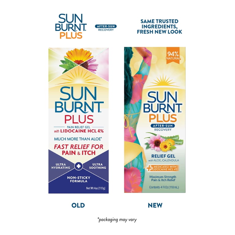 SunBurnt Plus Aloe Vera Gel with Lidocaine, 4 fl oz photo 8