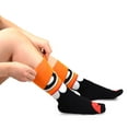 thumbnail image 5 of TeeHee Crazy Fun Novelty Casual Crew Socks for Unisex Adult 3-Pack (9-11, Monsters Stripes), 5 of 5