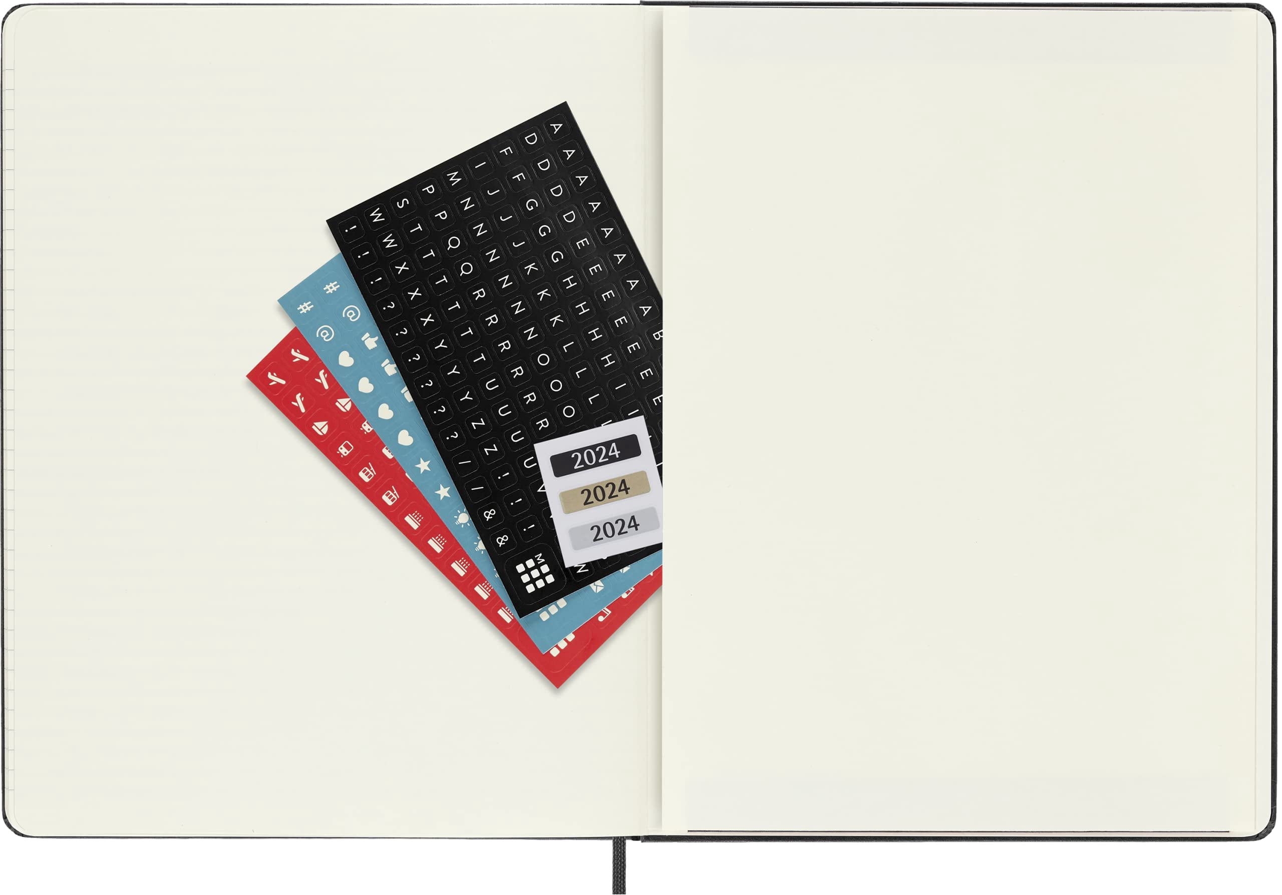 Moleskine 2024 Weekly Planner, 12M, Extra Large, Sapphire Blue, Hard Cover (7.5 x 10) XL