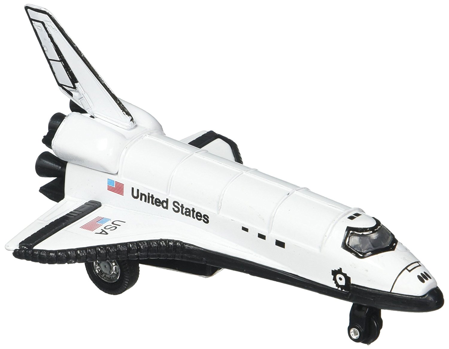 5" Pullback Space Shuttle, 1 5 Space Shuttle per order By DieCast