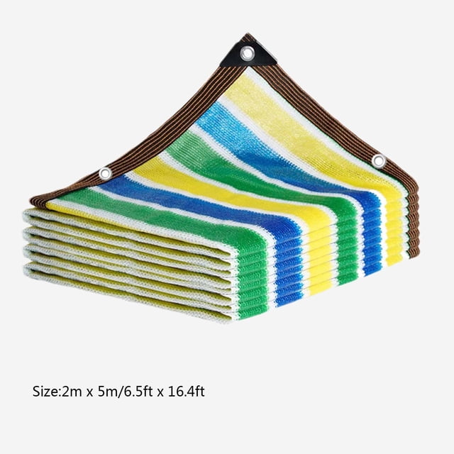 Sun Shade Sail Rectangle Outdoor UV Protection Shade Fabric with Stainless Steel O-Rings for Patio Pool Garden Use