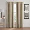 Emerson Stripe 84-Inch Rod Pocket/Back Tab Window Curtain Panel in Natural