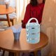 thumbnail image 3 of Stackable Lunch Box Stainless Steel Bento Box 3 Tier Lunch Holder Portable Lunch Box, 3 of 4