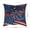 G, variant on Diceymbol Patriotic Square Pillow Cover Machine Washable Polyester Cushion Case for Memorial Day Decor