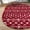 Burgundy Red, variant on Unique Loom Moroccan Trellis Shag Collection Area Rug - Meknes (10' Square Green/Ivory)