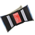 thumbnail image 4 of Men's Genuine Leather Center Flap Credit Card ID Holder Trifold Statue of Liberty Wallet, 4 of 9