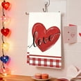 thumbnail image 5 of 2-Pack Valentine's Day Kitchen Hand Towel Set, Festive Pattern Dish and Tea Towels, for Home Cooking Baking and Practical Gifting, Soft Absorbent Pair for Daily Kitchen Tasks, 5 of 6