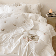 thumbnail image 1 of Juego de cama bordado de rosas, 1 of 8