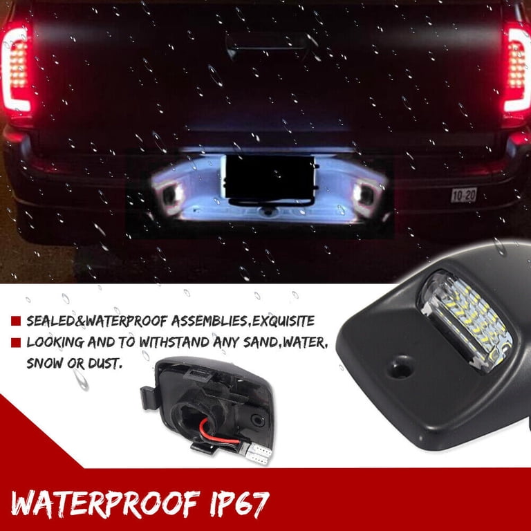 2Pcs LED License Plate Light Lamp For Toyota Tacoma 05-15 Tundra 03-13
