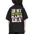 thumbnail image 3 of Rovga T-Shirt d'Été pour Filles de 12 à 13 Ans, Imprimé Dessin Animé, Col Rond, Manches Courtes, Couleur Unie, Noir, 3 of 7