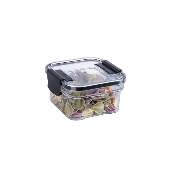 Airtight Food Storage Containers | Kitchen & Pantry Organization Canisters for Flour, Sugar, Rice & Snacks | Clear Plastic Stackable Containers with Lids for Countertop & Cabinet Storage