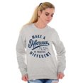 thumbnail image 3 of Make a Difference Autism Awareness Sweatshirt for Men or Women Brisco Brands M, 3 of 6