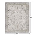 thumbnail image 2 of Alfombra Hazo Haus 203x305 cm gris claro boho de pelo corto antideslizante, 2 of 8
