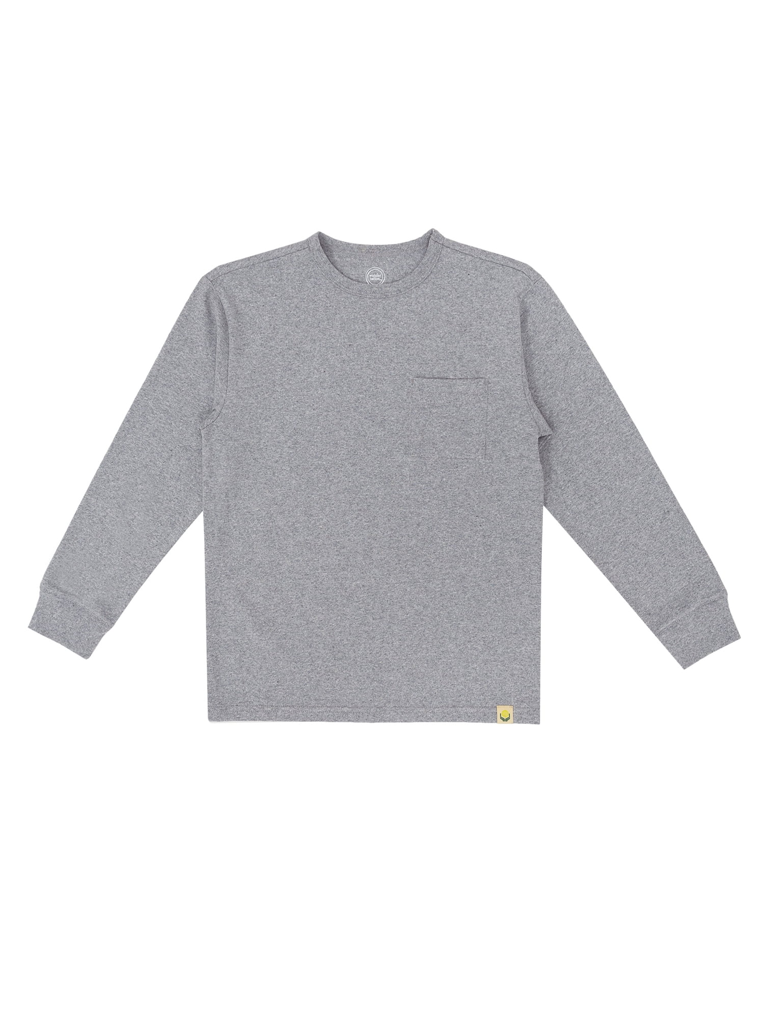 Wonder Nation Boys Long Sleeve Pocket T-Shirt, 2-Pack, Sizes 4-18 & Husky