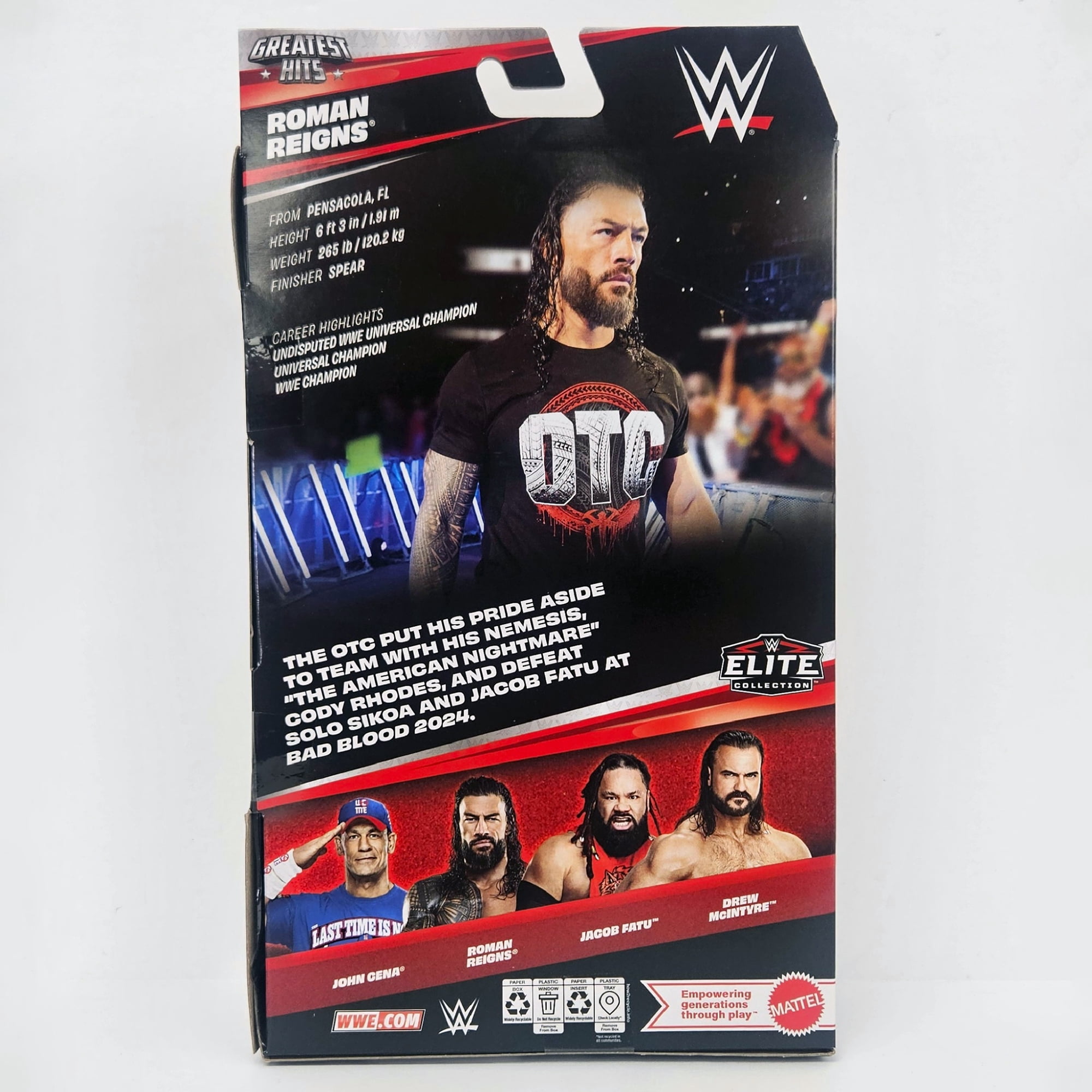 WWE Elite Collection Greatest Hits Roman Reigns Action Figure