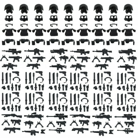Custom Minifigures Military Army Guns Weapons Compatible w/ Lego Sets (Best Lego Gun Ever)