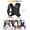 Black-8 lbs, variant on Black 4 lbs Weighted Vest for Men Women Running Workout Jogging Walking