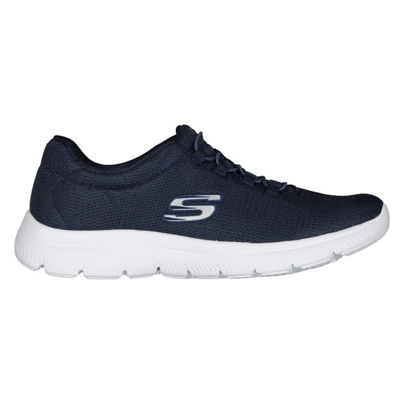 Tenis SKECHERS Mujer Transpirable Malla Textil Comodo azul 23.5