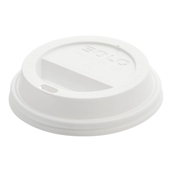 Solo Traveler - Cup lid - Size 3.2 in - Height 0.7 in - dome - disposable - white (pack of 100)
