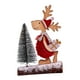 thumbnail image 3 of Decoraciones de mesa de Navidad, decoración de foto de granja, centro de mesa rústico de Navidad para decoración de mesa con bandeja escalonada de año Paño rojo Macarena Colgante colgante, 3 of 8