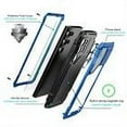thumbnail image 5 of Heavy Duty Rugged Built in Screen Protector Kickstand Military-Grade Protection For S23 Ultra Metal Phone Case Aluminium (Blue), 5 of 7