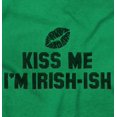 thumbnail image 2 of Funny St Patricks Kiss Me Not Irish Women's Graphic T Shirt Tees Brisco Brands S, 2 of 6