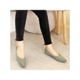 thumbnail image 4 of Zodanni Women's Ballet Flats Pointed Toe Slip-On Classic Casual Cute Flat Shoes, 4 of 4