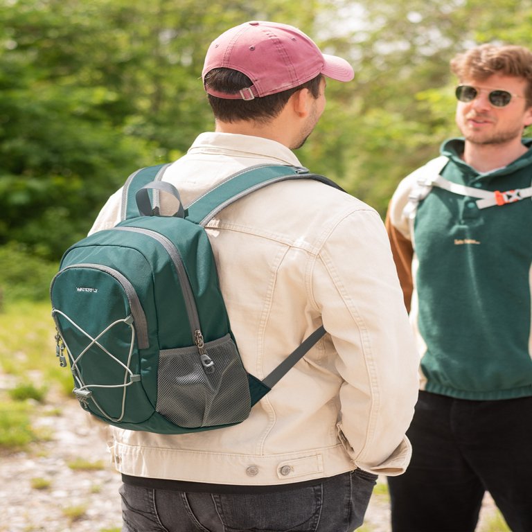 WATERFLY Unisex 12L Small Drawstring Lightweight Travel Hiking Backpack Daypack,Dark Green WATERFLY Unisex 12L Small Drawstring Lightweight Travel Hiking Backpack Daypack,Dark Green