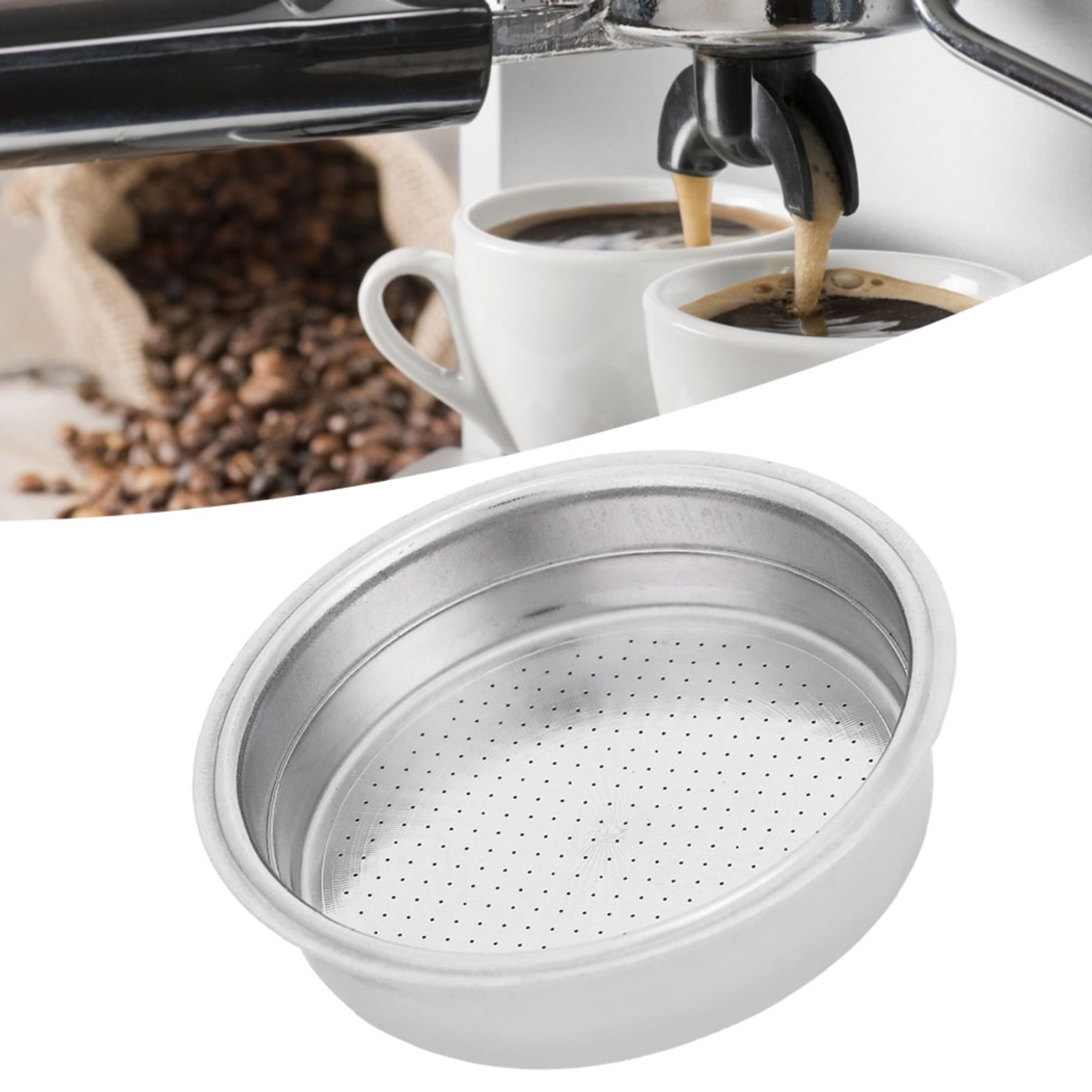 51mm 1/2 Cup Coffee Filter Basket Stainless Steel Portafilter