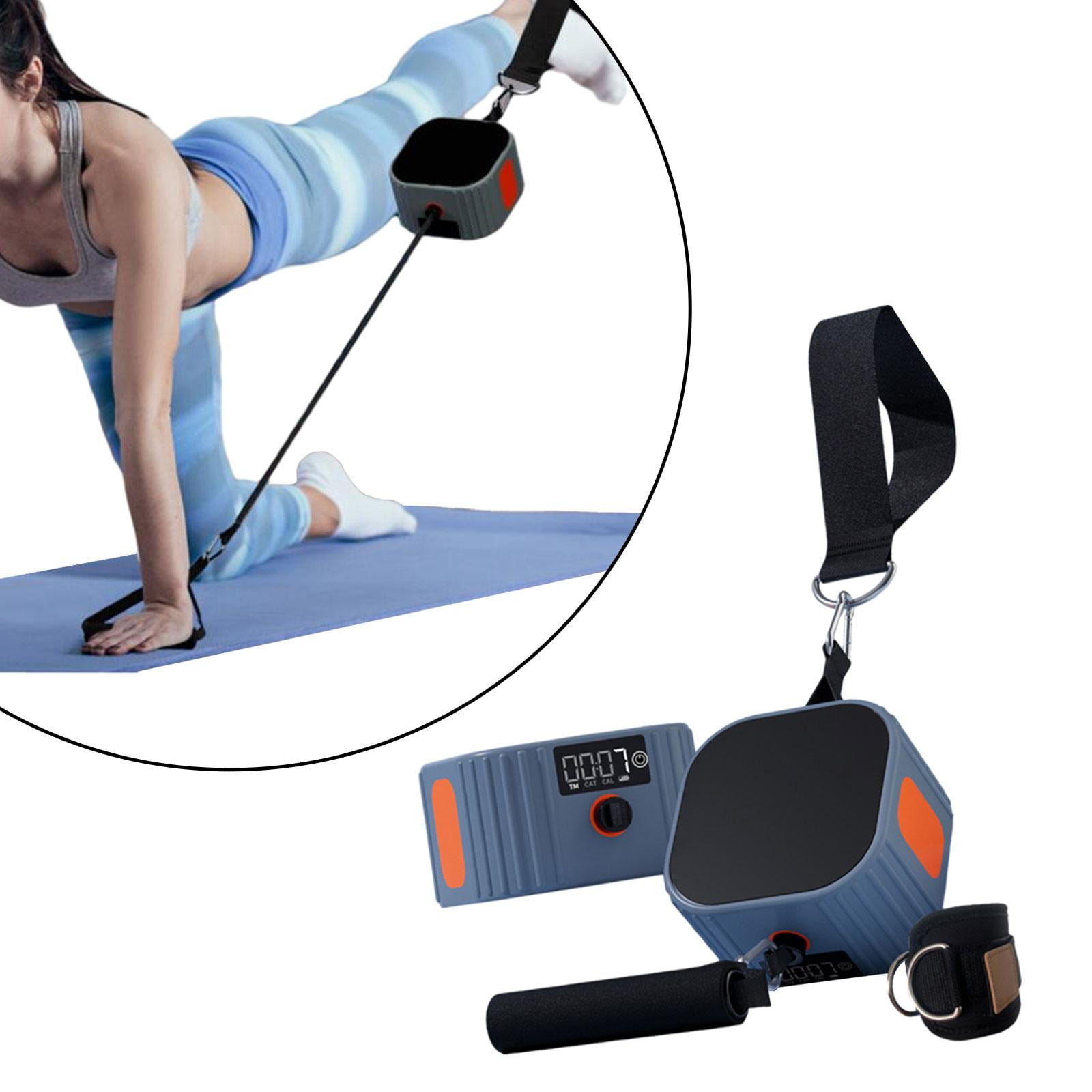 Dualoai Fitness Equipment Cable Machine 4.4-44 lb Adjustable Resistance Trainer for Orange