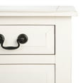 thumbnail image 6 of SAFAVIEH Primrose Distressed White Wood Console Table with Drawer (23.5 in. W x 13 in. D x 29.5 in. H), 6 of 7