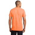 thumbnail image 4 of Hanes Adult X-Temp Unisex Performance T-Shirt, S, Neon Orange Heather, 4 of 5