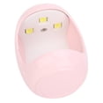 thumbnail image 4 of Mini secador de uñas portátil con USB para un solo dedo, lámpara de curado UV LED, color rosa, 4 of 15
