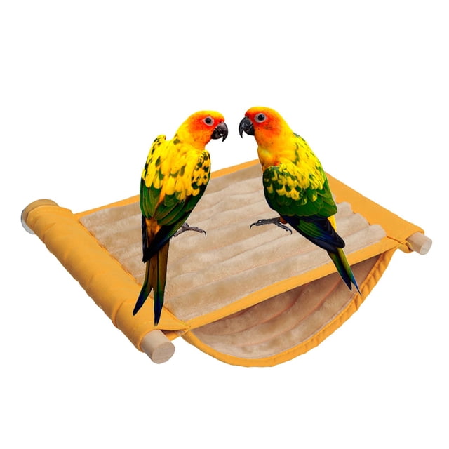 Hamaca para loros Yinane Casa de nido de pájaros Amarillo
