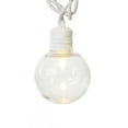 thumbnail image 3 of Mainstays 20-Count Indoor Outdoor Warm White LED G40 Globe Lights, with White Wire, 3 of 7