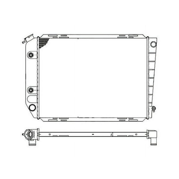 Radiator - Compatible with 1979 - 1993 Ford Mustang 1980 1981 1982 1983 1984 1985 1986 1987 1988 1989 1990 1991 1992