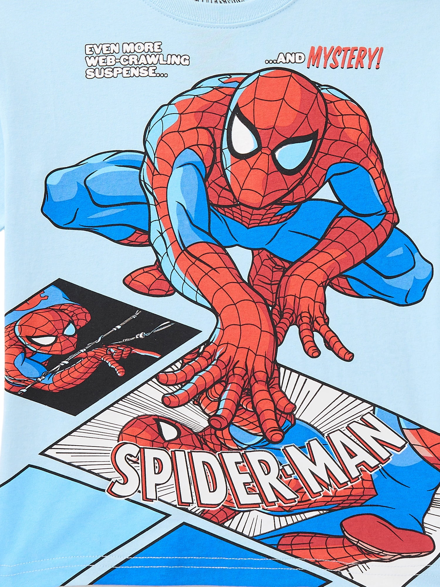 Spider-Man Boys Graphic Tee with Short Sleeves, Sizes 4-18