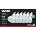 thumbnail image 3 of Satco S11471 8.5W Lumos LED Medium 3000K LED Bulb, Frost - Pack of 6, 3 of 11