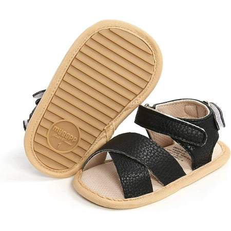

Baby Boys Girls Sandals Premium Infant Summer Outdoor Shoes PU Lightweight Soft Anti-Slip Sole Toddler Prewalker