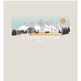 thumbnail image 2 of Adventure Society Grand Teton Wyoming Adult Sand Long Sleeve Hoodie-Medium, 2 of 3