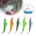 thumbnail image 4 of Daily Mix Store Artificial Crankbait Multi Jointed Fishing Lure 10.5cm/9g 2-segment Hard Bait L2, 4 of 9