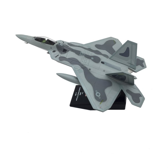 QualitChoice 1/100 Scale Jet Plane Display Diecast Alloy Plastic Model Airplane Kids Realistic Aircraft Toy Home Office Hotel