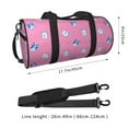 thumbnail image 5 of Sigee French Bulldog Printed Multi-compartment Sports Gym Bag for Men and Women Large Capacity Travel Bag, Overnight Bag, 5 of 8