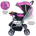 thumbnail image 2 of Carriola Reversible The Baby Shop H-B con toldo plegable 3 posiciones Rosa, 2 of 8