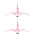 thumbnail image 2 of Miangastore 2Pcs Simulated Origami Crane Model Decoration Desktop Acrylic Made Ornament Kids Birthday Gift, 2 of 8