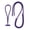 Dark purple, variant on Secure Locking Phone Neck Strap Wristband strong Metal Clip for Mobile Devices