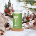 thumbnail image 2 of Yayeee Flameless Candles with Remote Flickering Battery Operated Multi Color Changing, Green Martini Glass, 2 of 7